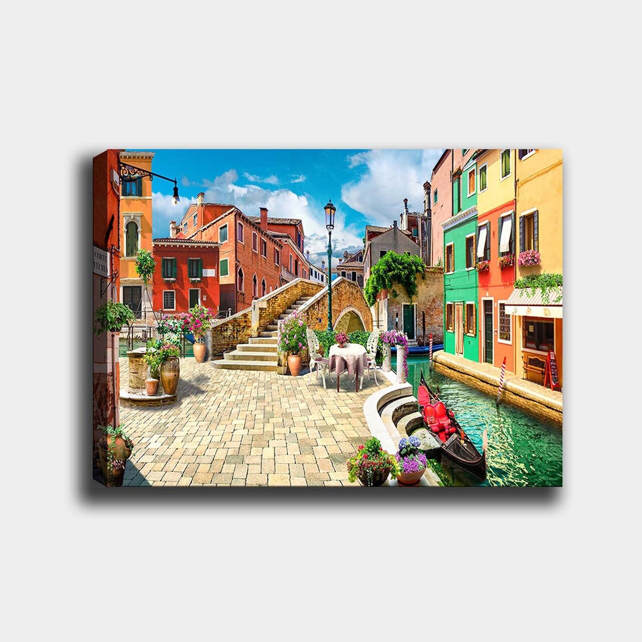 Tablou decorativ, 560457310_70100, Cadru: 100% LEMN (grosime: 3 cm), Multicolor - view 2
