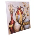 Tablou decorativ Flowering, Creaciones Meng, 100x100 cm, canvas pictat manual