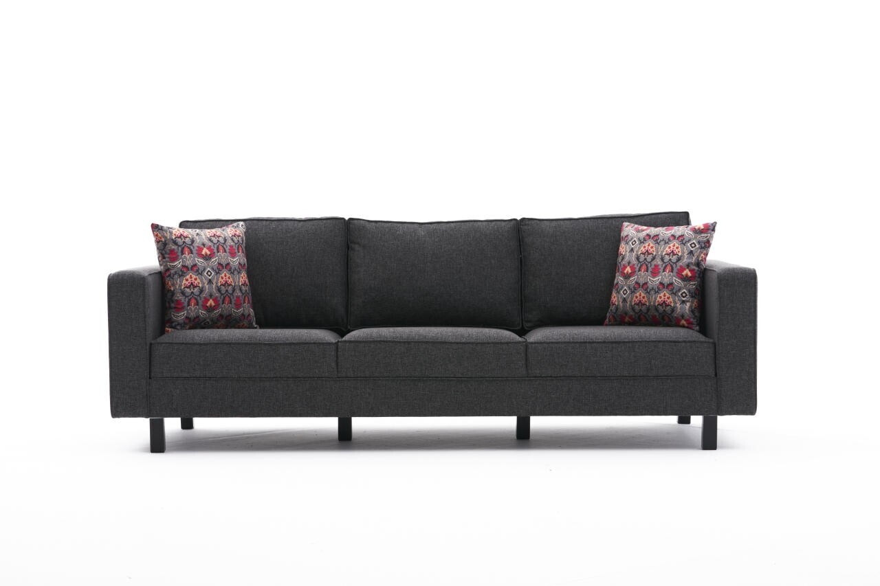 Canapea 3 locuri, Atelier del Sofa, 613LFS1182, Antracit — imaginea 6