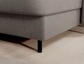 Coltar extensibil dreapta 4 locuri ELTAP, RT-03RAQ, Berrto, 306x165x100 cm, lemn/poliester, gri