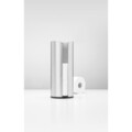 Suport role rezerva hartie igienica, Brabantia, Balance Matt, 13.2x13.2x32.1 cm, otel, argintiu