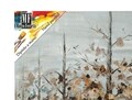 Tablou decorativ London, Mauro Ferretti, 120x80 cm, canvas pictat manual, multicolor