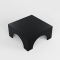 Masuta de cafea, Neostill, Collesium, 80x37x80 cm, PAL, Negru