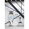 Masa de calcat cu zona termorezistenta, Brabantia D, PerfectFlow Spring Bubbles, 135x45 cm, otel/bumbac