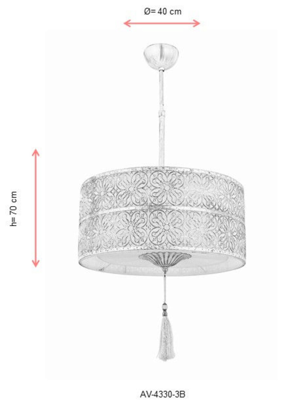 Lustra, Avonni, 683AVN1322, Metal, Alb