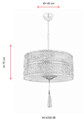 Lustra, Avonni, 683AVN1322, Metal, Alb