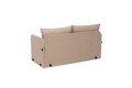 Canapea extensibilă cu 2 locuri, Futon, 859FTN2891, Metal , Bej