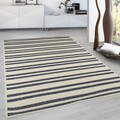 Covor cu doua fete Rubina, Decorino, 80x140 cm, polipropilena, crem/albastru