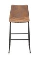 Scaun de bar Metropolitan, Mauro Ferretti, 45 x 54 x 99 cm, fier/piele ecologica