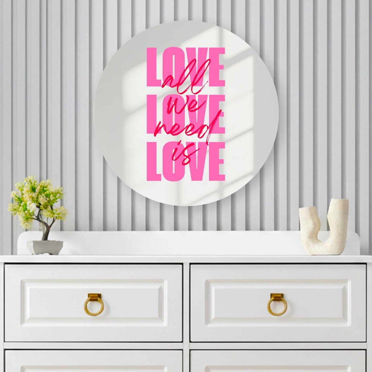 Oglinda decorativa AY11695 Sticla ø30 cm Multicolor