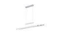 Lustra Trajan, TRIO, 150.5x6x150 cm, 45W, 1x SMD, metal, argintiu mat