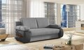 Canapea extensibila 3 locuri ELTAP, Laura, 202x79x84 cm, lemn/poliester, gri deschis/gri inchis