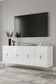 Consola, Hanah Home, Ayshe 180, 180x75x32 cm, Alb/Auriu
