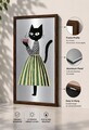 Tablou decorativ, Ahsalct-002, Cadru: 100% PVC (Grosime: 2 cm), Multicolor