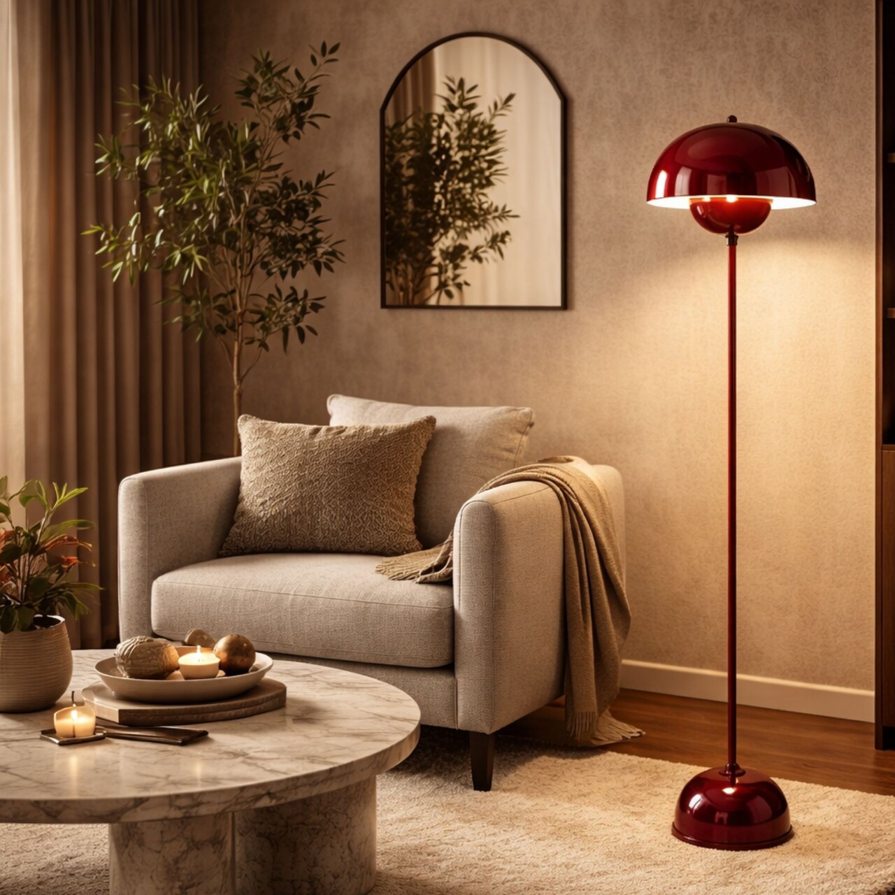 Lampadar, L'essentiel Maison, 892OPV3306, Claret - view 3