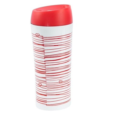 Termos love, ambition, 400 ml, inox, roz