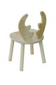 Scaun pentru copii, Bambini, Deer Chair, Maro