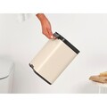 Cos de rufe, Brabantia, Bo Small, 4 L, 17.2x20x27.2 cm, otel, bej