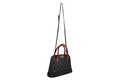Geanta Beverly Hills Polo Club, 710, piele ecologica, negru/rosu