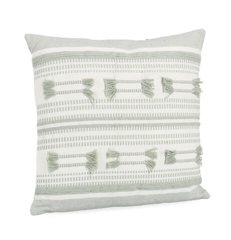 Perna decorativa alexie, bizzotto, 45 x 45 cm, policoton, verde