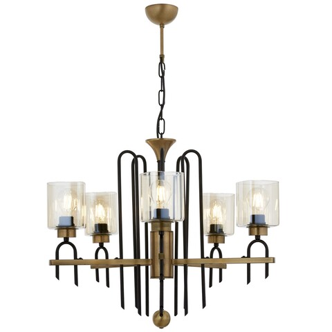 Lustra, av-1834-5e, avonni, 65 x 90 cm, 5 x e27, 60w, aramiu antic