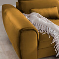 Coltar extensibil dreapta 4 locuri ELTAP, Foble, 267x196x100 cm, lemn/poliester, mustar