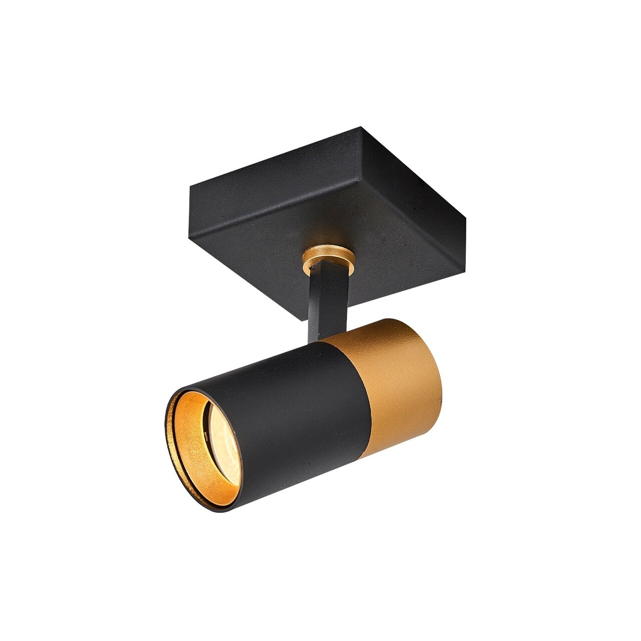 Lustra LED, L1622 - Black, Lightric, 10 x 10 x 17 cm, 1 x GU10, 4.5W, negru
