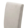 Scaun Ditta, Pakoworld, 45x58x96 cm, textil/lemn masiv de fag, gri/maro