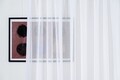 Perdea Mendola Interior, Shaby, 300x260 cm, poliester, alb