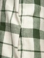 Lenjerie de pat King Size, Nordy, Homla, 200x220 cm, 3 piese, bumbac, verde/alb