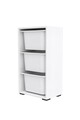 Dulap multifunctional, Estella, Bronz 3D, Alb