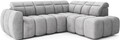 Coltar extensibil dreapta 4 locuri ELTAP, RT-04SO, Falconn, 258x208x107 cm, lemn/poliester, gri