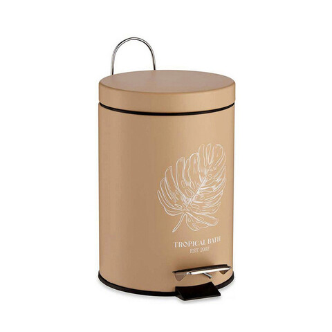 Cos de gunoi cu pedala Tropical, Berilo, 3 L, plastic Berilo