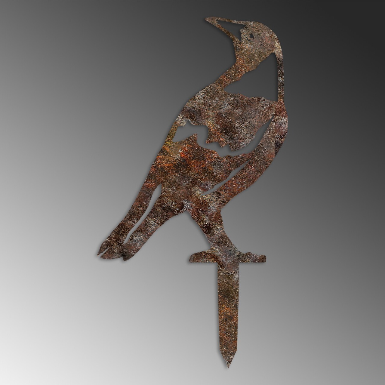 Obiect decorativ de grădină, Bird -A 01, 50x27 cm, Multicolor - view 5