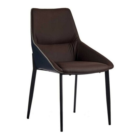 Scaun Classic, Gift Decor, 61 x 50 x 87 cm, otel/piele ecologica, maro Classic