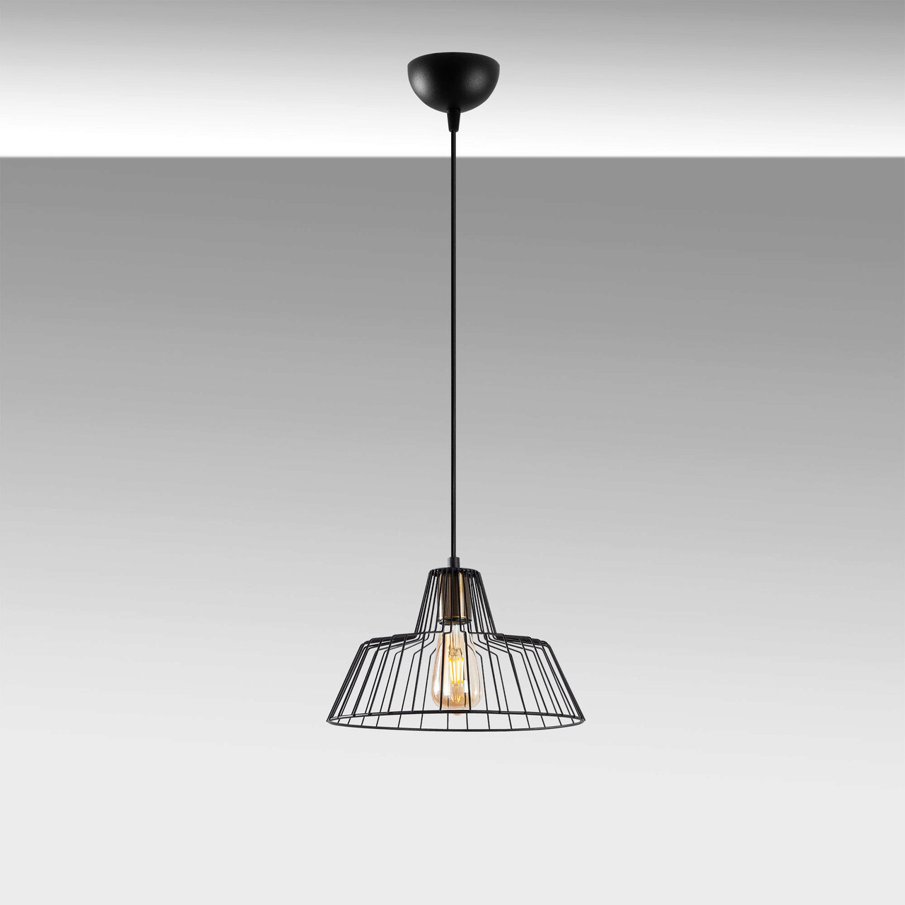 Lustra, Fulgor, 942FLG1443, Metal, Negru/Maro antic - 2 | YEO