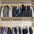 Organizator de umerase pentru 40 de haine InnovaGoods, 24 piese, plastic