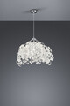 Lustra Leavy, RL, 38x150 cm, 28W, 1x E27, metal, alb/argintiu