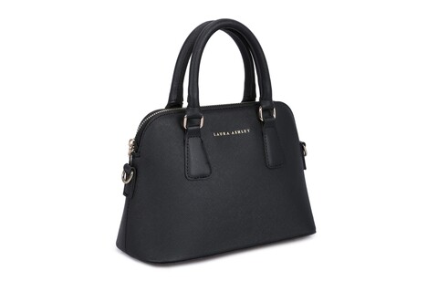 Geanta charlton, laura ashley, piele ecologica, negru