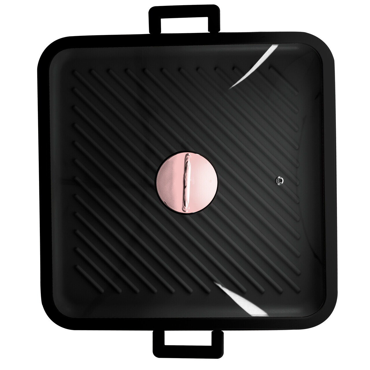 Tava grill cu capac Berlinger Haus, Black Rose, 34x34x4.5 cm, aluminiu turnat, negru - imagine 3