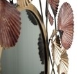 Oglinda decorativa Leaf, Mauro Ferretti, 71 x 69.5 cm, fier/oglinda, multicolor