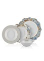 Serviciu de masa, 24 piese, DNR0004, Mia, ceramica, multicolor