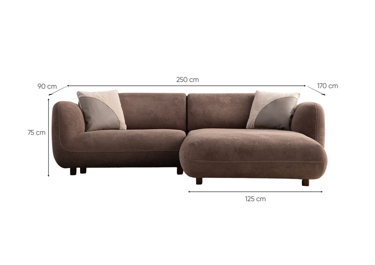 Coltar, Atelier del Sofa, 560ARE5257, Cadru: LEMN/PAL, Maro