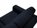 Coltar extensibil reversibil 4 locuri, Moghan, Micadoni Home, GL, 241x145x88 cm, catifea, albastru inchis