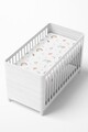 Set cearceaf de pat cu elastic pentru copii, Jungle Abc, Wheeppo, Bumbac Ranforce
