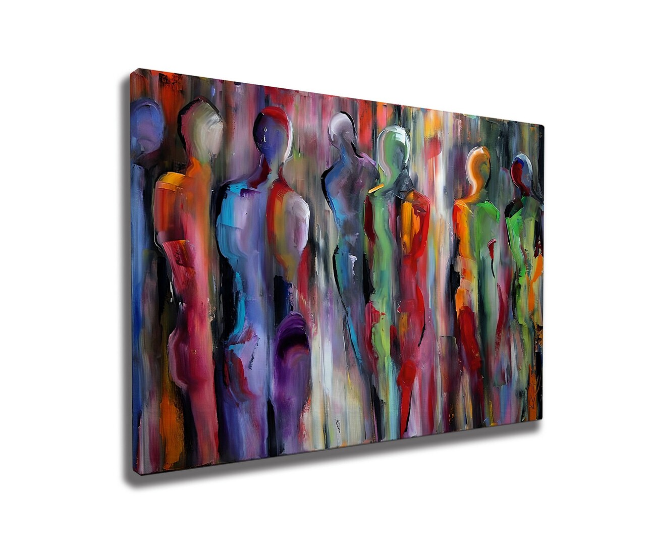 Tablou decorativ, WY338 (70 x 100), Canvas imprimat, Multicolor - view 2