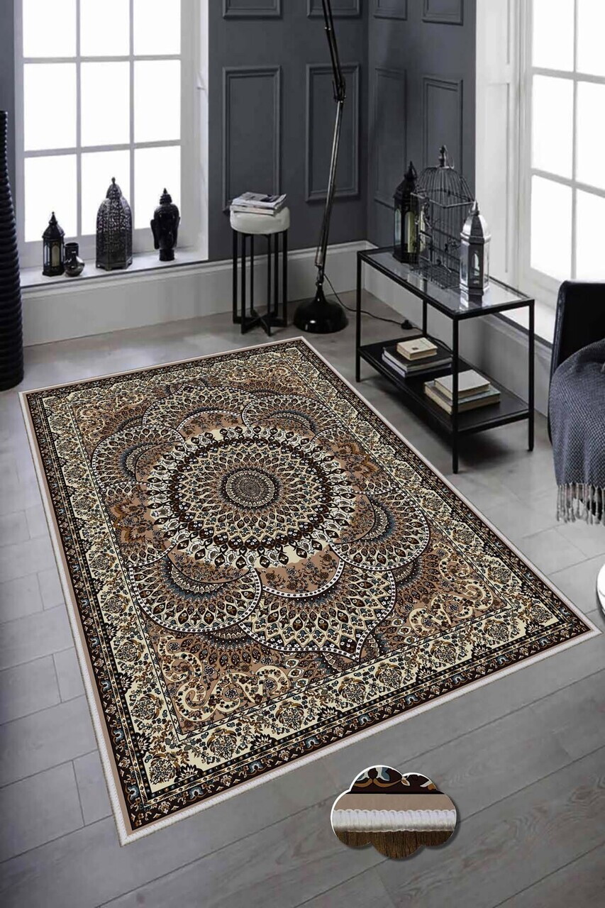 Covor Hmnt873 80x300 cm Poliester Multicolor