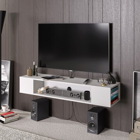 Comoda tv, zena home, peti, pal, alb