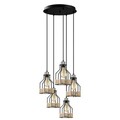 Lustra, Opviq, 892OPV1692, Metal, Negru