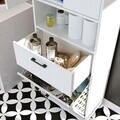 Dulap multifunctional, Hanah Home, 2525, 60x200x35 cm, PAL MELAMINAT, Alb